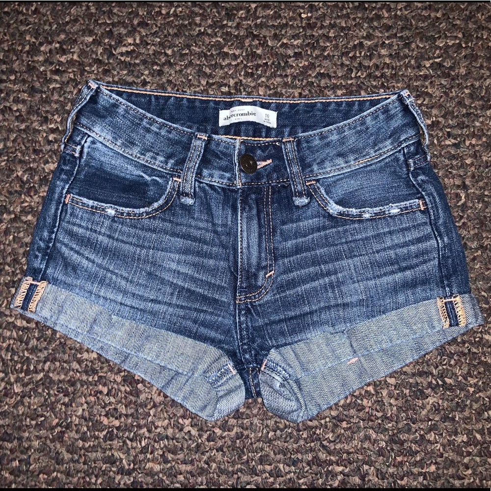 Abercrombie kids jean shorts- size 10